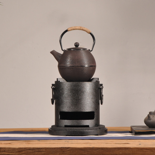 铁制炭火炉茶空间煮茶炉碳炉酒精炉自在钩炉子(图1)