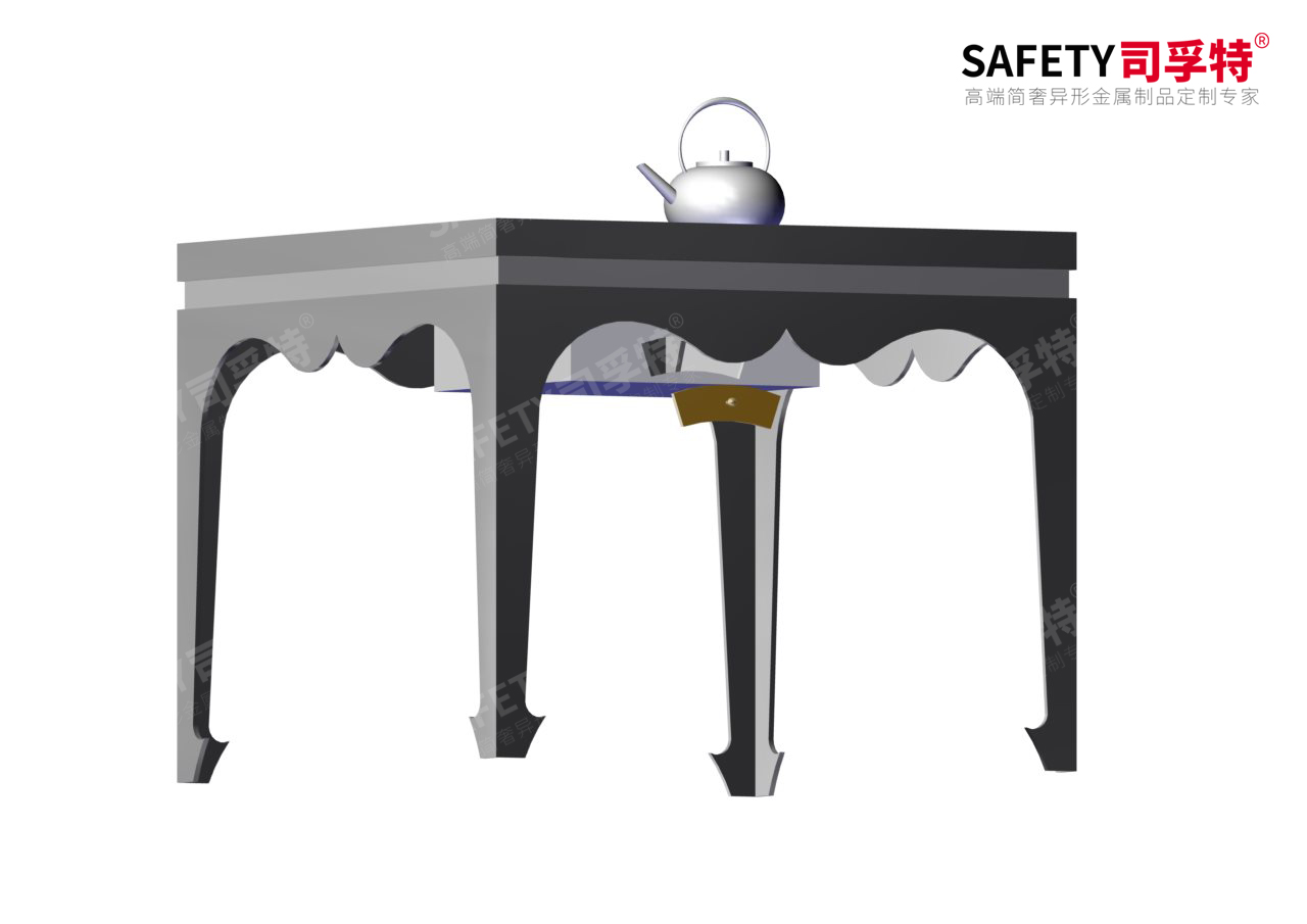 围炉煮茶·享惬意更须重安全：精制钢围炉茶桌使用介绍(图3)