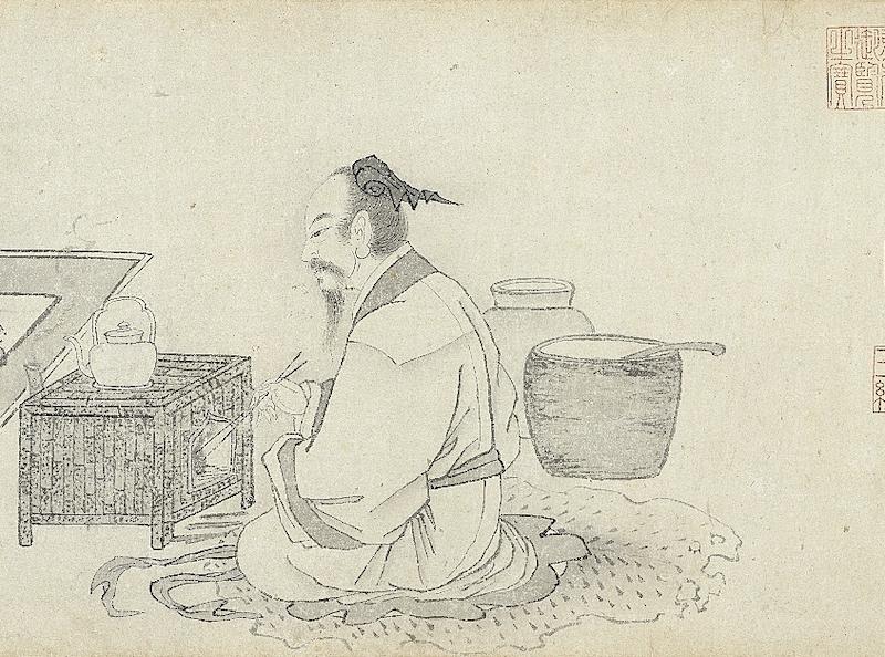 重拾“围炉煮茶”文化，一起看看故宫藏画里的“围炉煮茶”[精制钢围炉茶桌](图10)