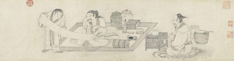 重拾“围炉煮茶”文化，一起看看故宫藏画里的“围炉煮茶”[精制钢围炉茶桌](图11)